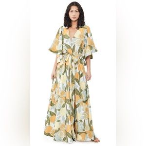 Andrea Iyamah Lemon Citrus Sarina Robe